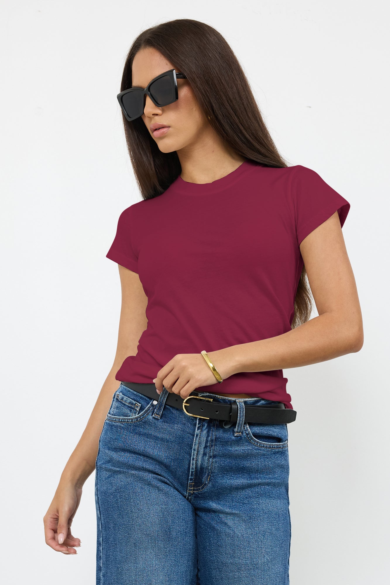 BASIC CLASSIC CREW NECK TEE