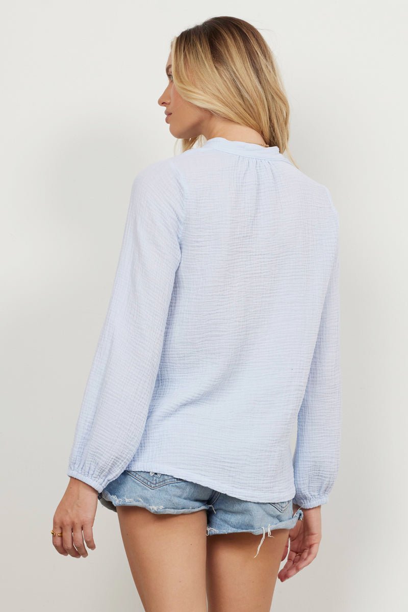 SANTA FE GAUZE LONG SLEEVE TOP