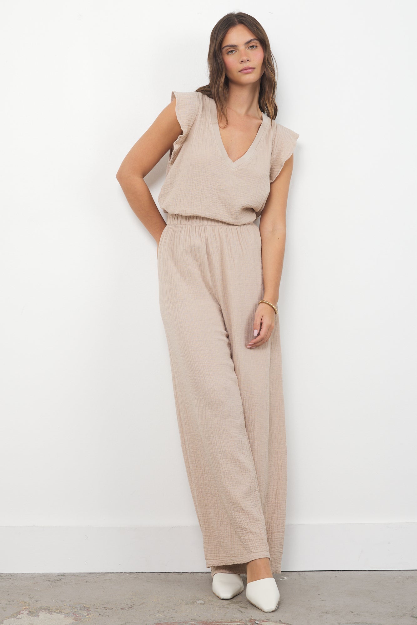 CALI CHILL GAUZE WIDE LEG PANT