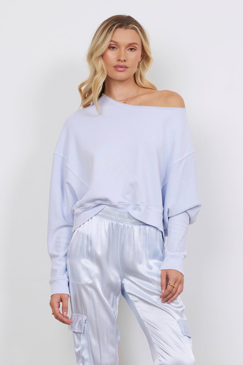 MAGGIE OFF SHOULDER PULLOVER