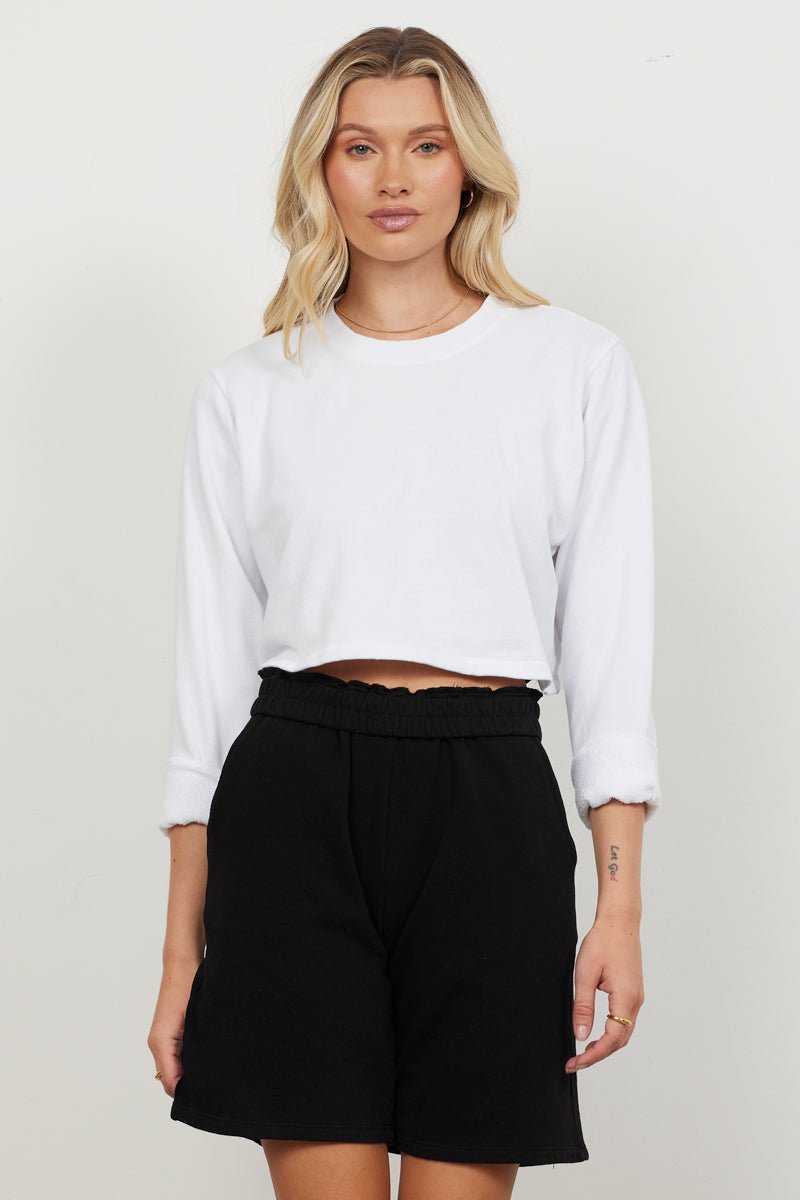 ELLEN CROP PULLOVER - (FINAL SALE)