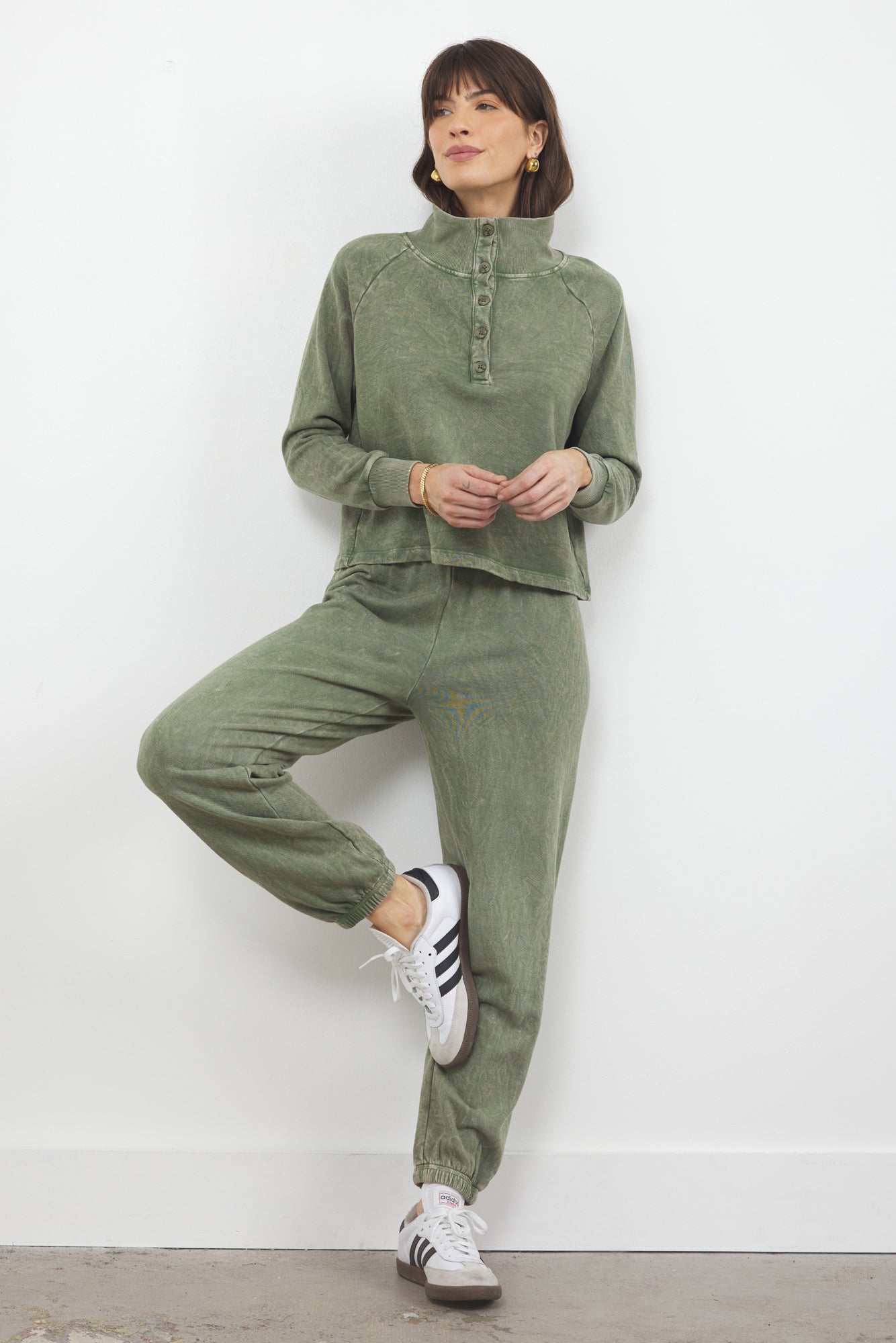ALEXANDER HALF BUTTON UP PULLOVER