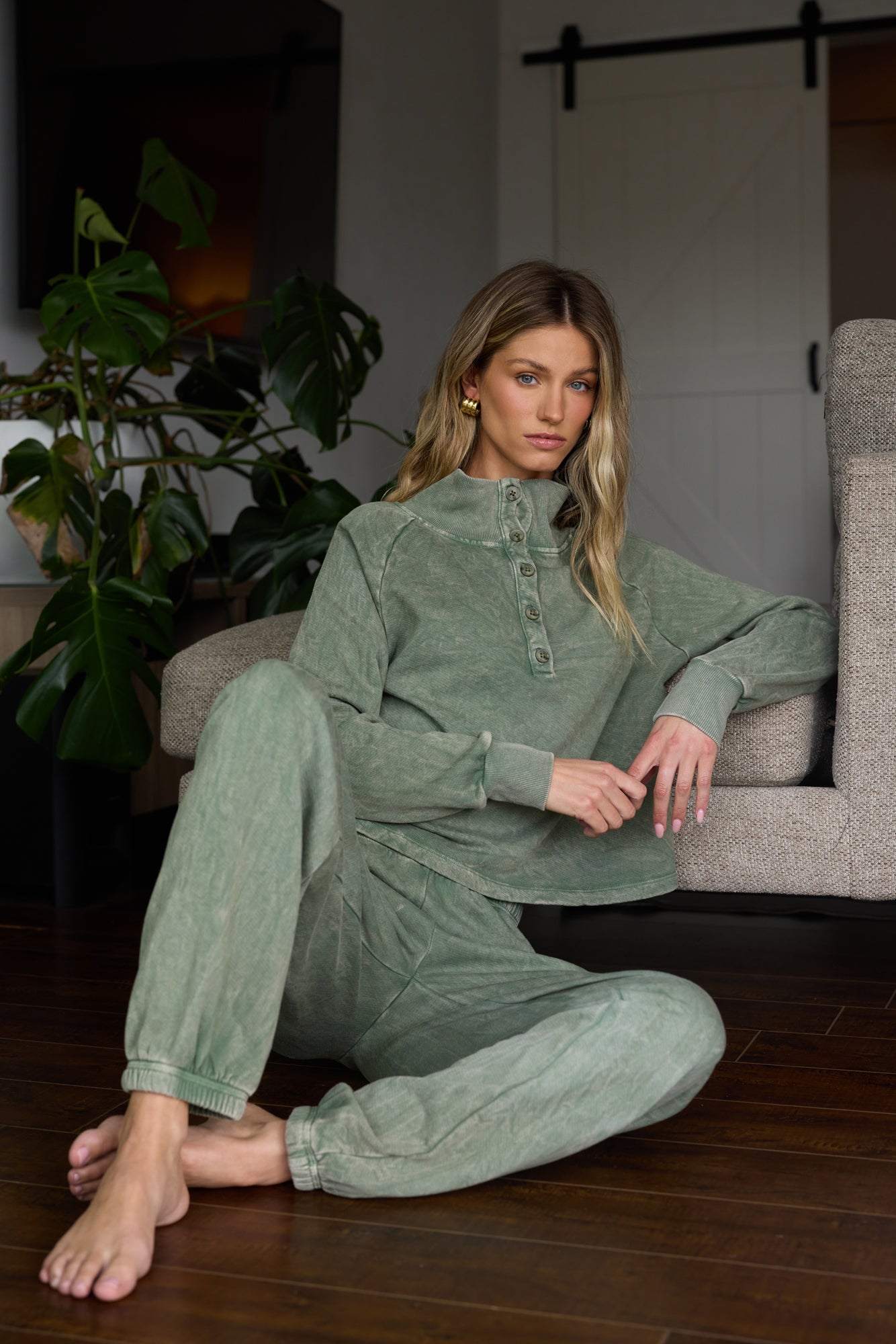 ALEXANDER HALF BUTTON UP PULLOVER