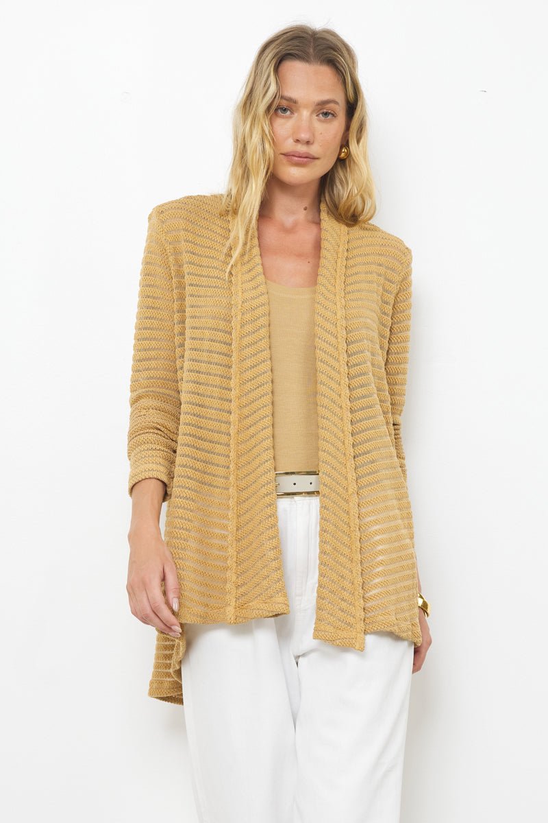 IRIS STRIPE CARDIGAN