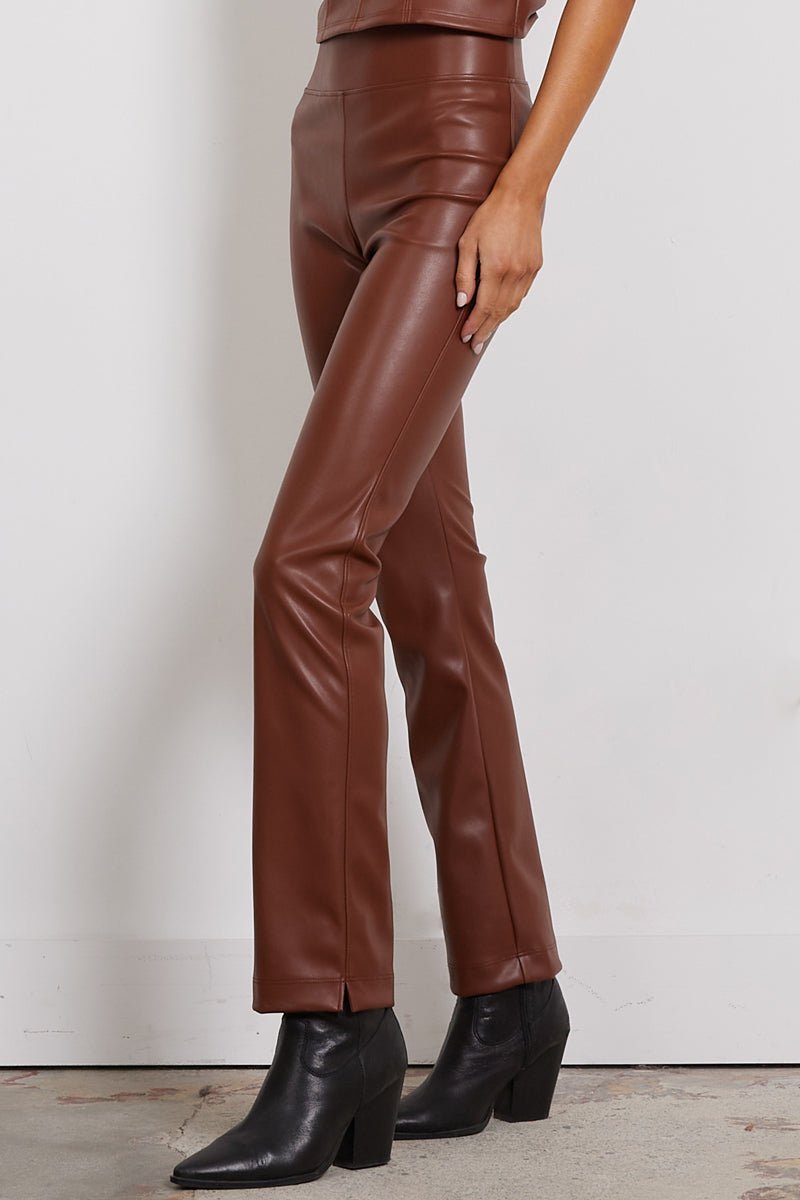 BURTON PANT IN VEGAN LEATHER