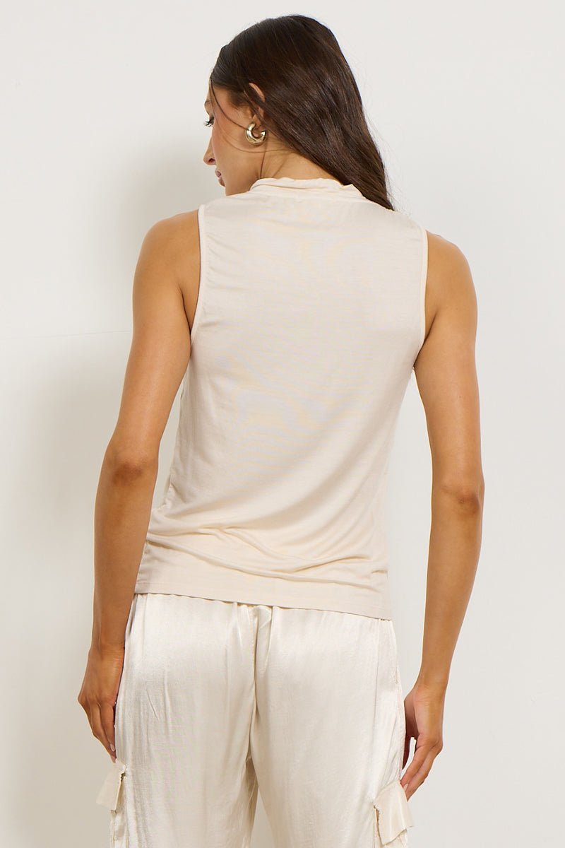 SYDNEY COWL NECK TEE