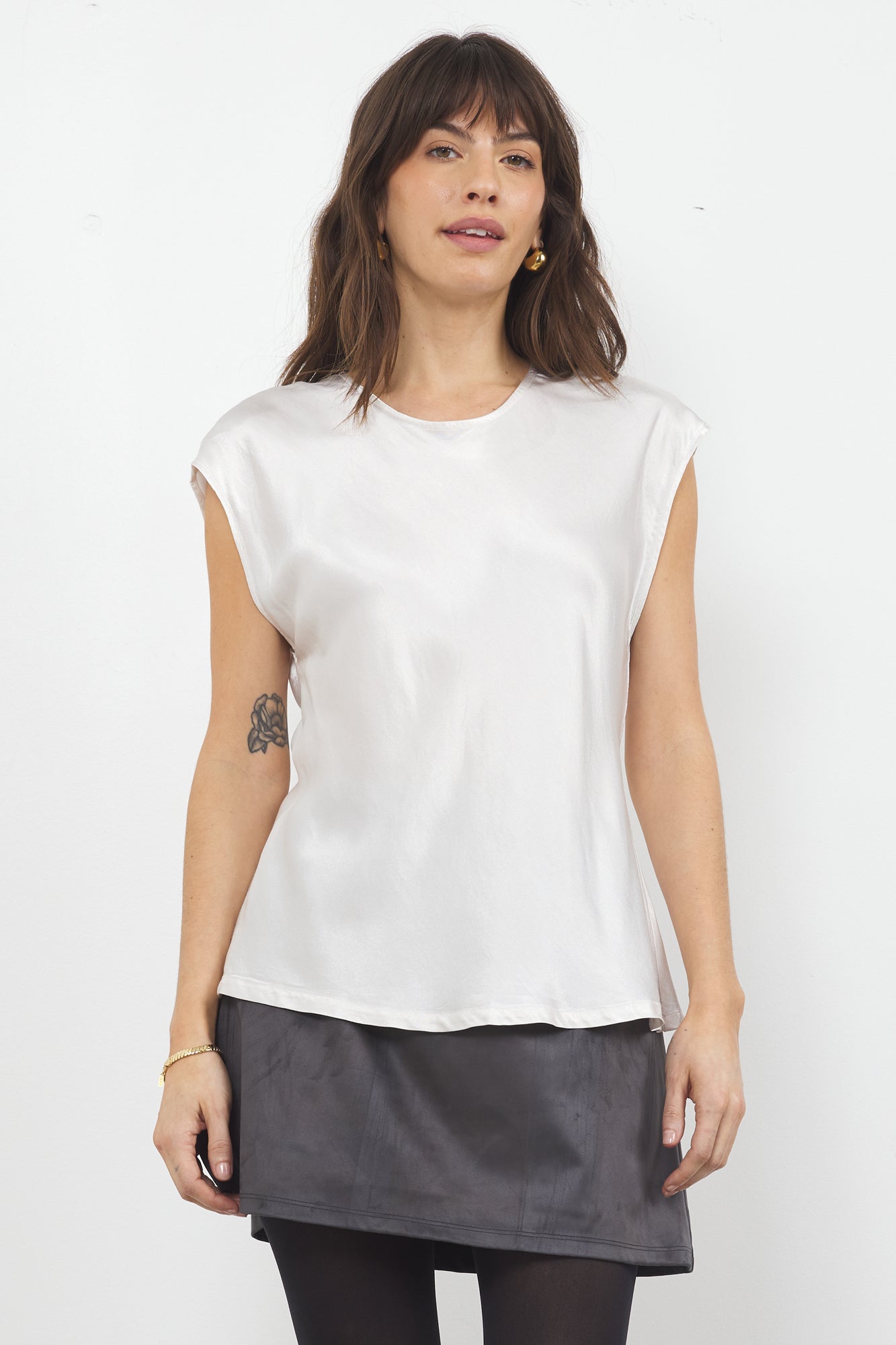 OSCAR SATIN TOP