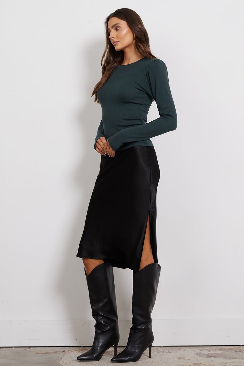 DORIT SILKY SLIP SKIRT