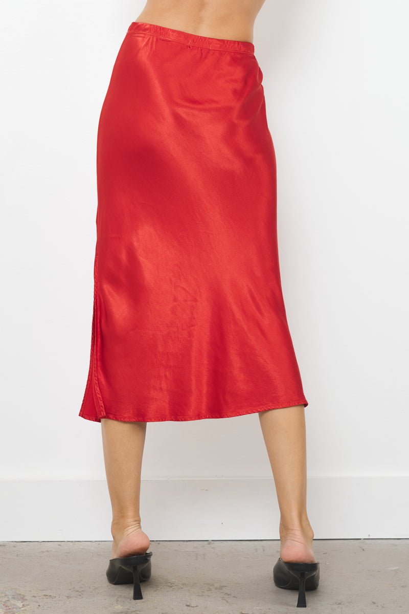 DORIT SILKY SLIP SKIRT