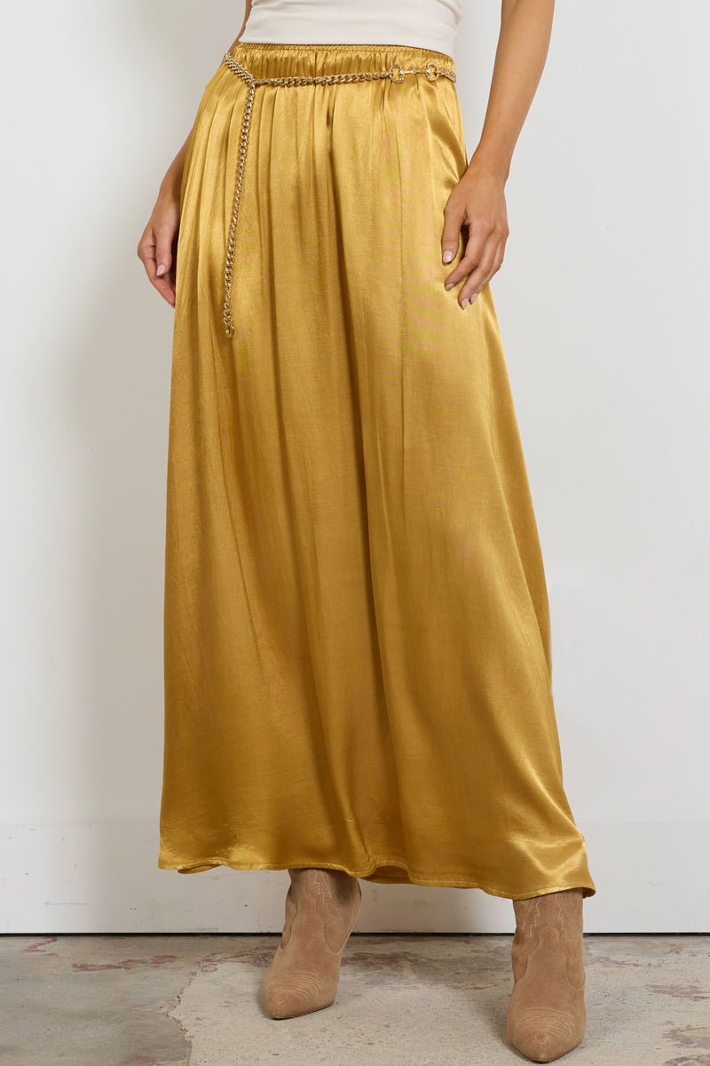 MAUREEN SATIN VOLUME SKIRT