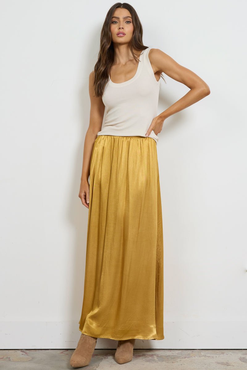 MAUREEN SATIN VOLUME SKIRT