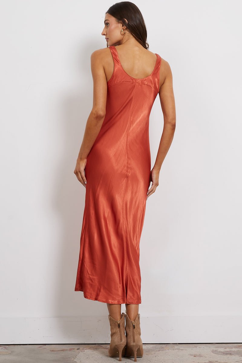 WINONA SILKY MAXI SLIP DRESS