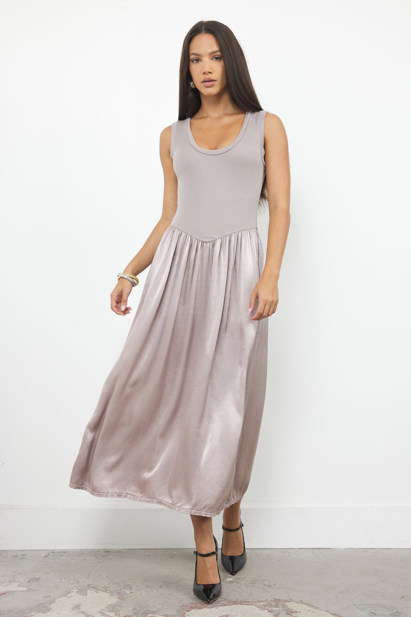 OLIVER SILKY TANK DRESS