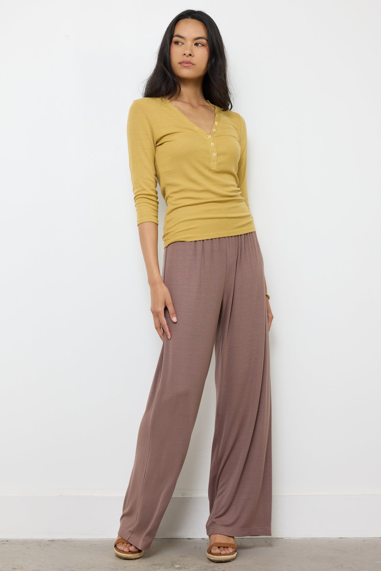 EVERLY 3/4 SLEEVE TOP