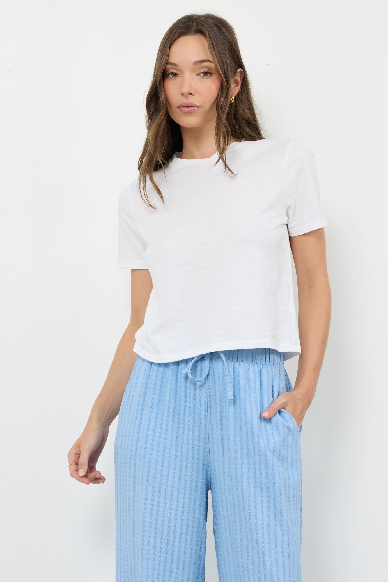 DAMIEN HEAVY SLUB BOXY TEE