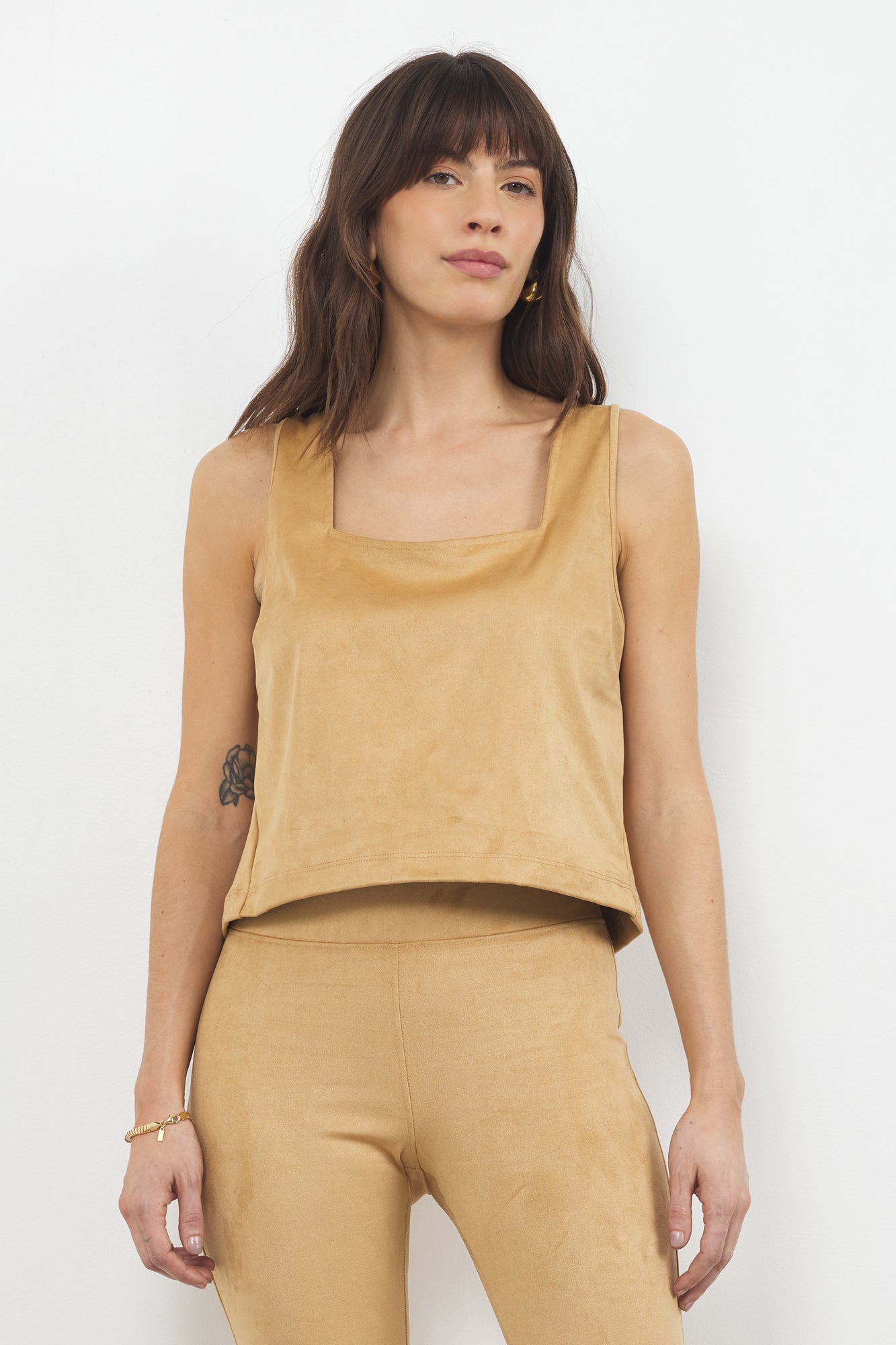 STARLETTE VEGAN SUEDE TANK