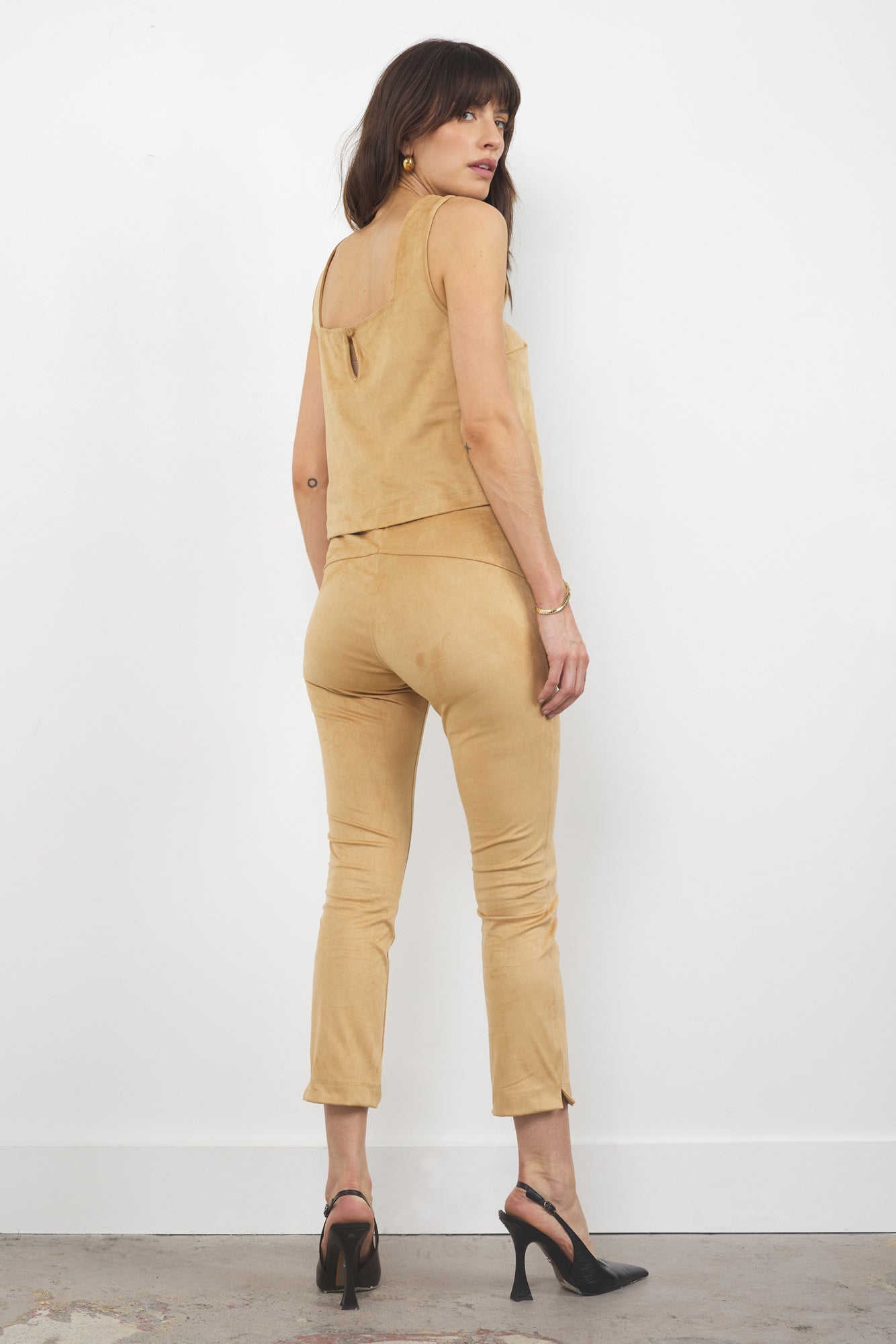 STARLETTE VEGAN SUEDE TANK