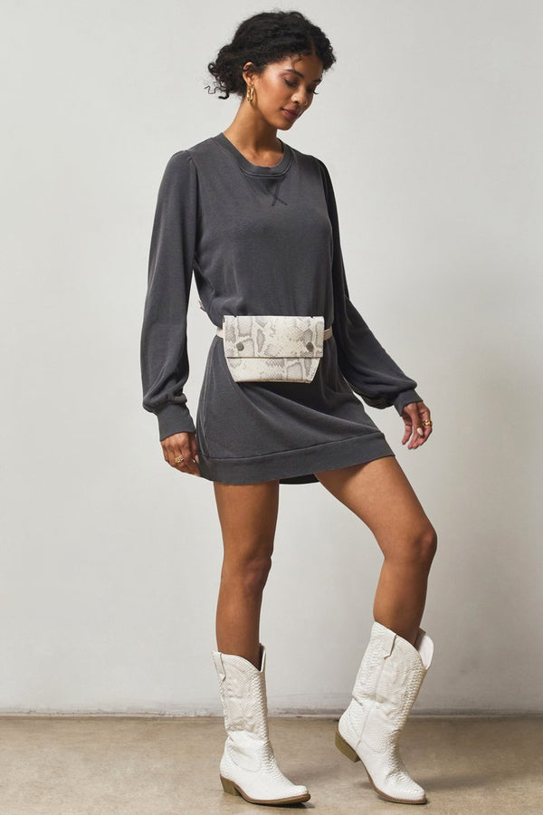 vintage inspired black casual dress