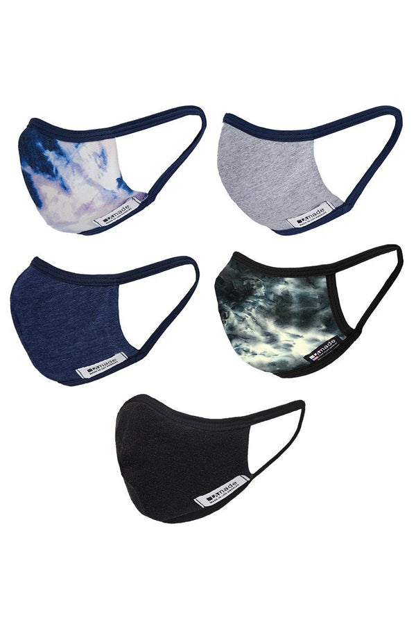 TIE DYE PACK (5) - FACE MASKS FOR MEN & WOMEN