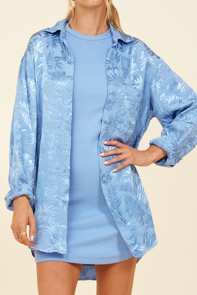 EVELYN VACATION BUTTON UP