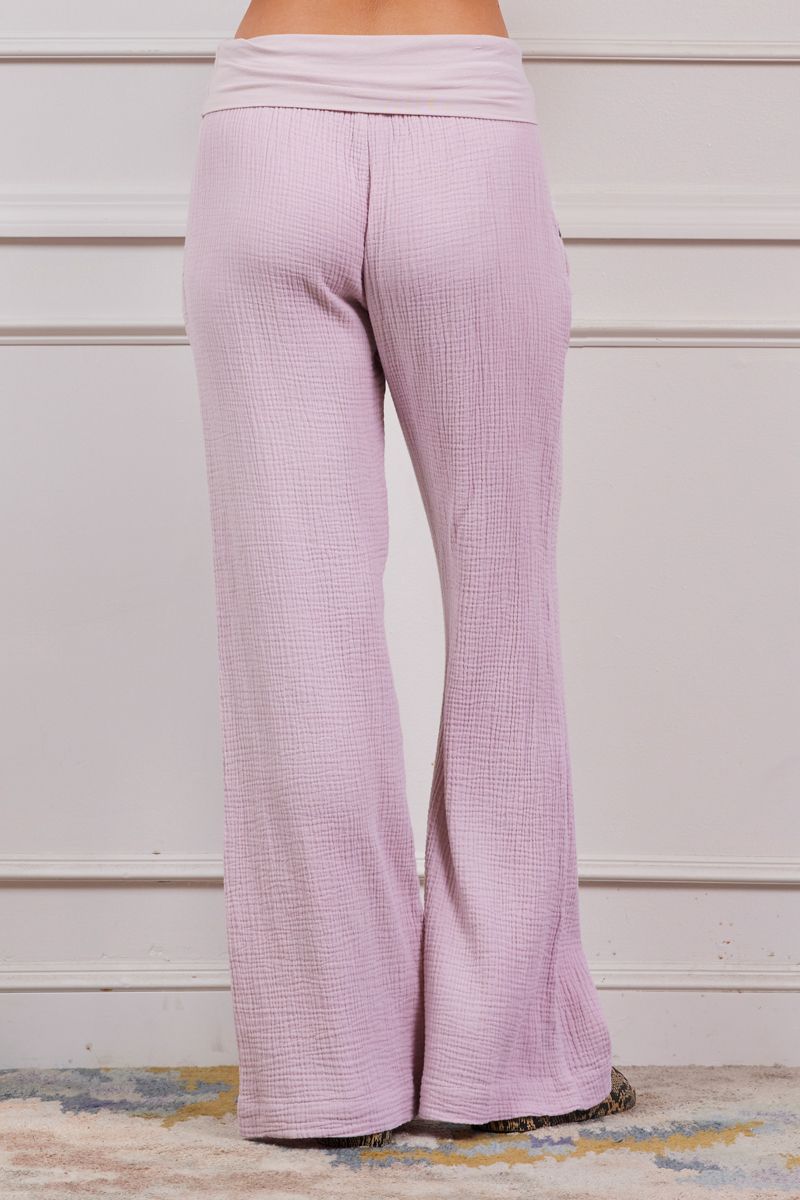 lightweight cotton gauze summer pants